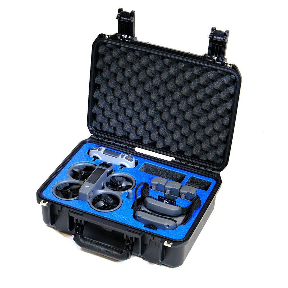 Go Professional Cases hard case with DJI Avata 2 and goggles in foam
