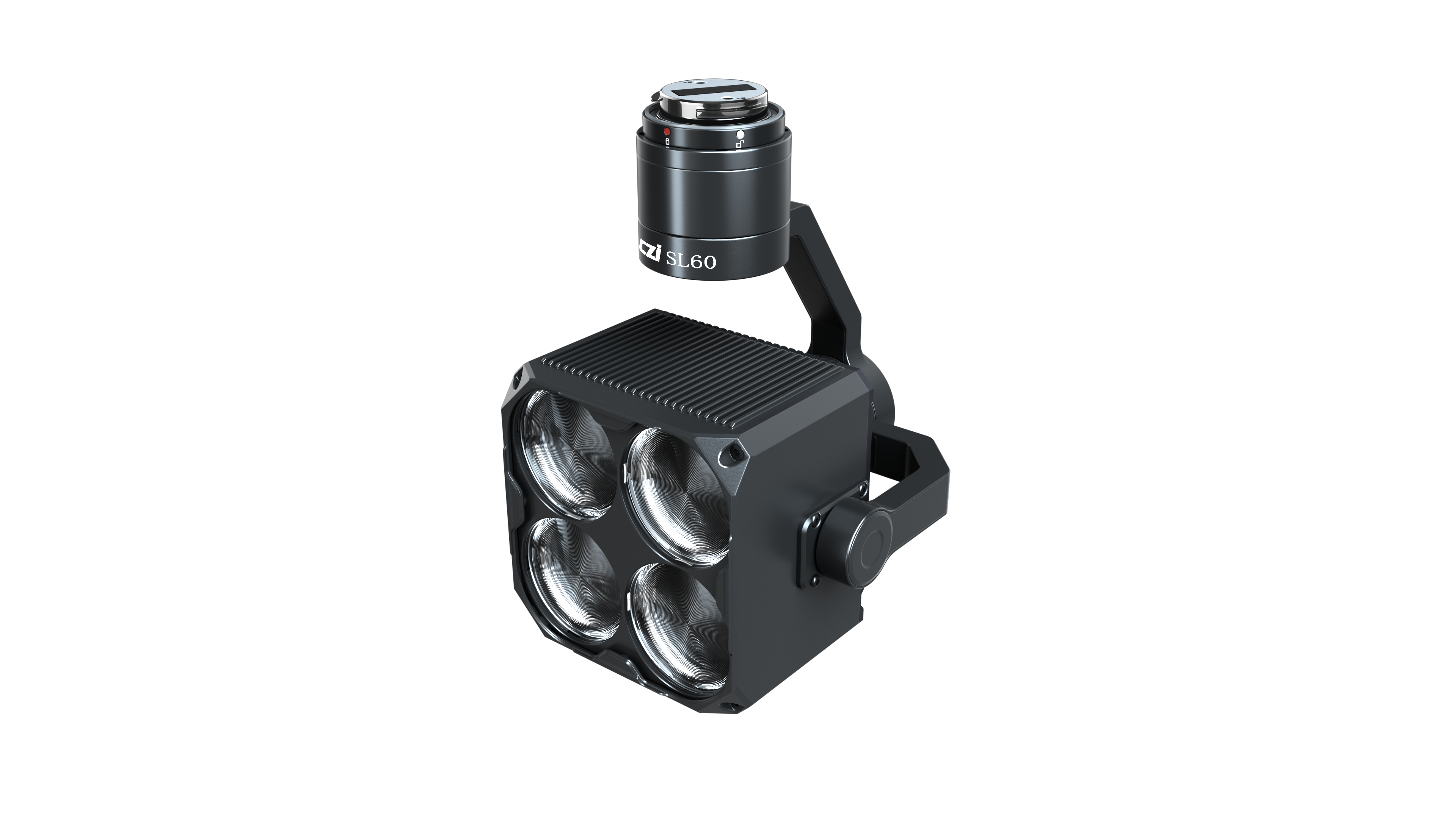 SL60 Multicolour Strobe Searchlight - Remote Robotic