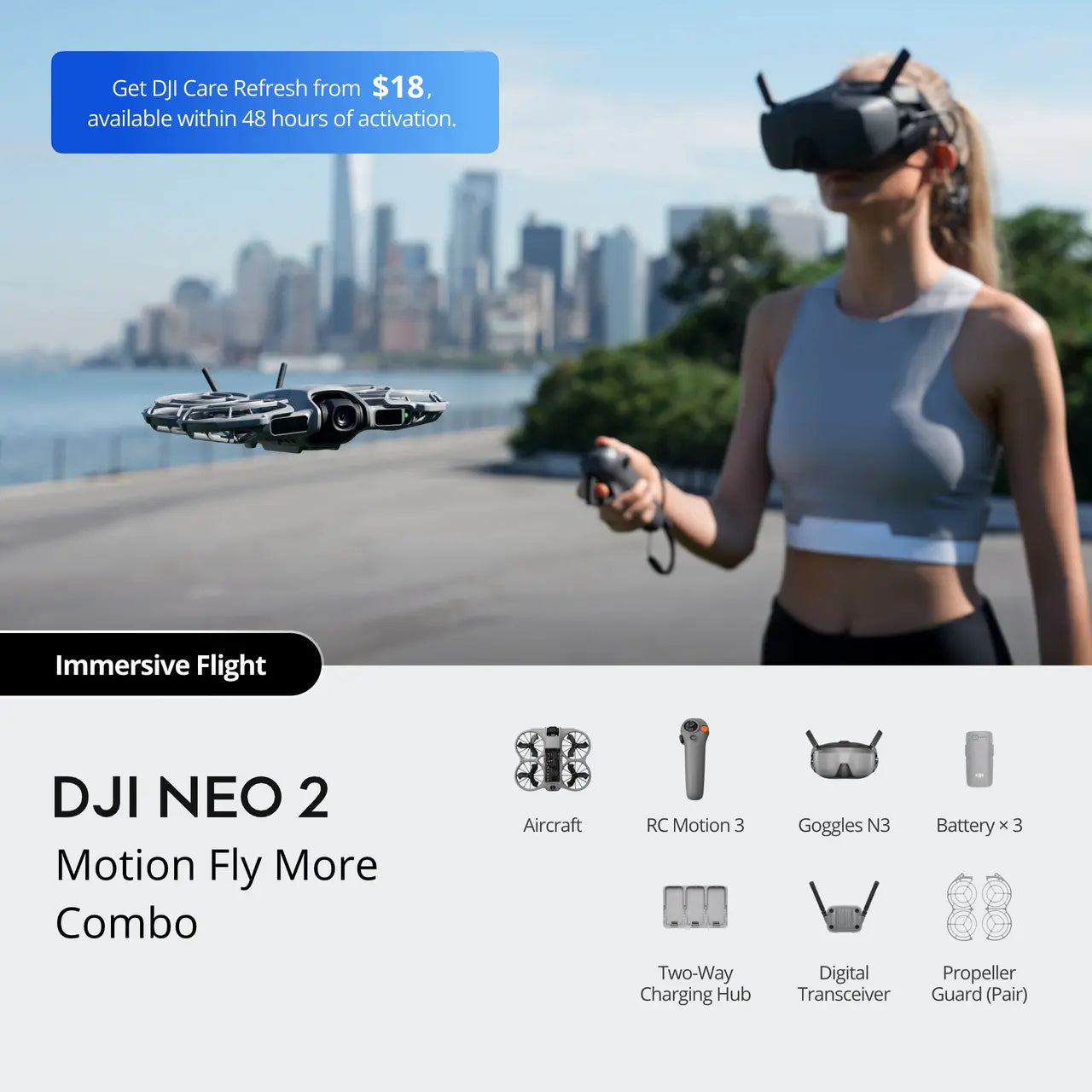 Neo 2 MOTION Fly More Combo - Remote Robotic