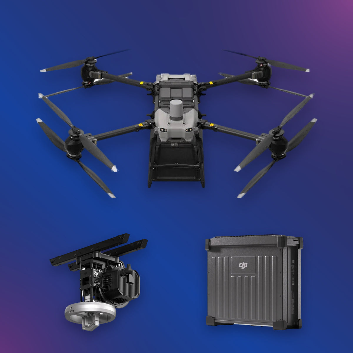 Delivery drone kit — DJI FlyCart 30 with winch system and DB2000 batteries