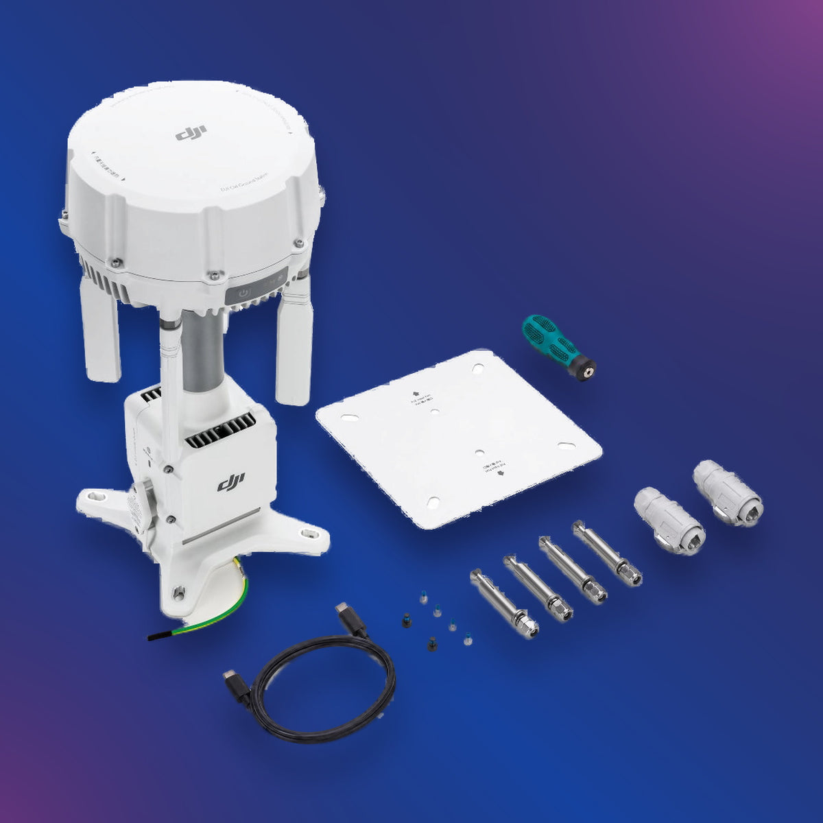 DJI O4 Ground Station with mounting kit and accessories