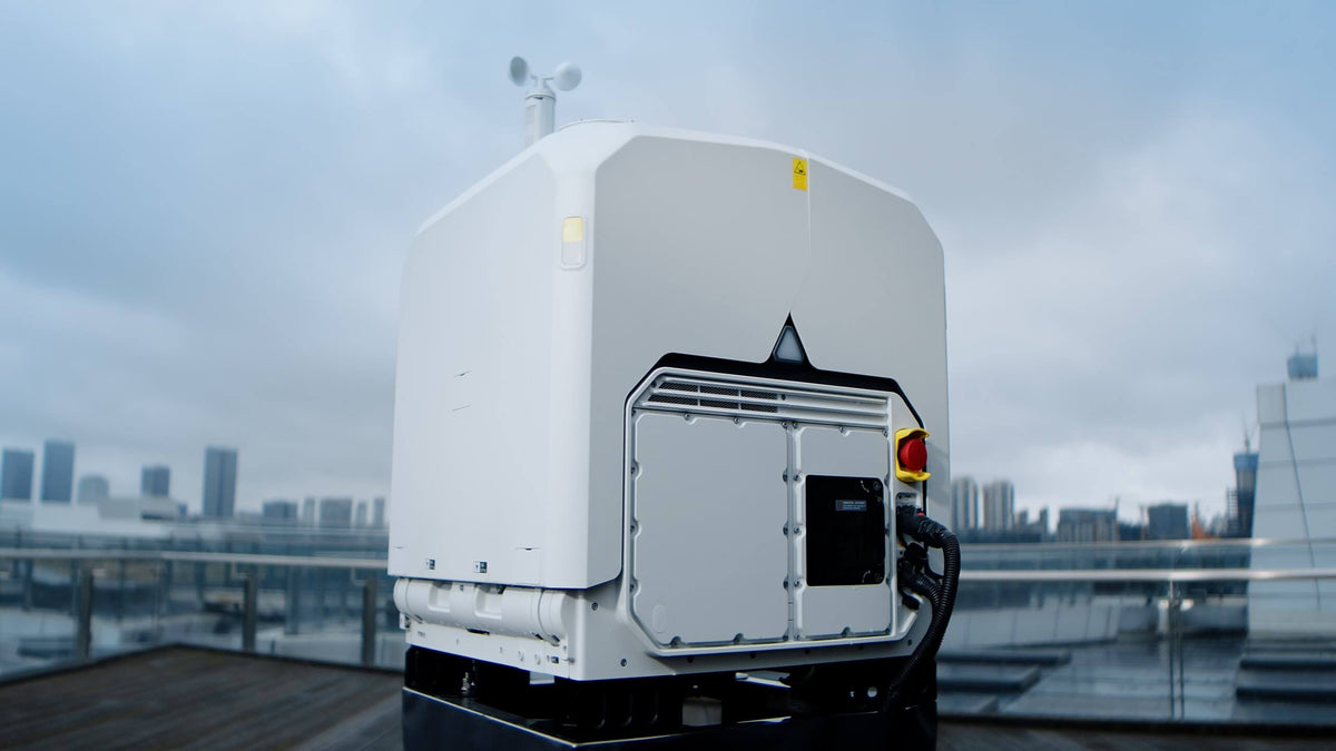 DJI Dock 4 installed on a rooftop