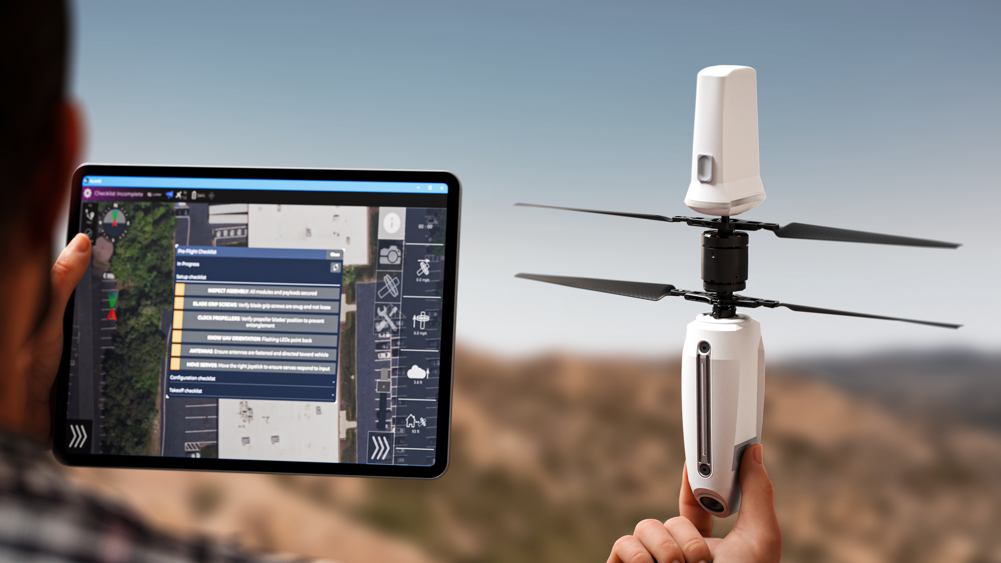 Nano Coaxial VTOL UAV - Remote Robotic