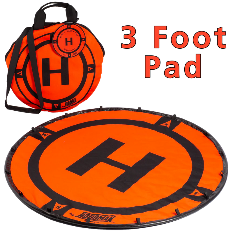 Hoodman weighted UAV drone landing pad 3 ft