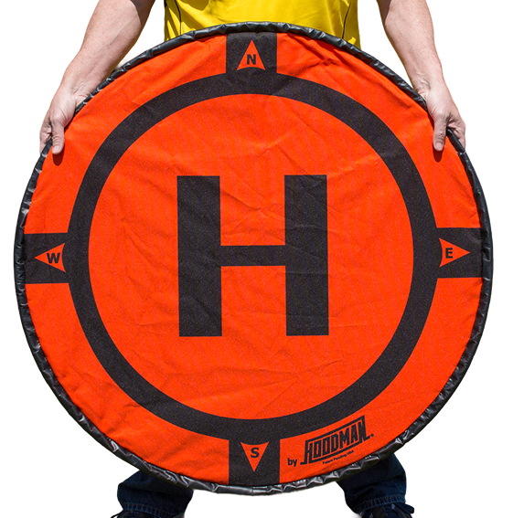 Hoodman landing pad weighted perimeter cable detail