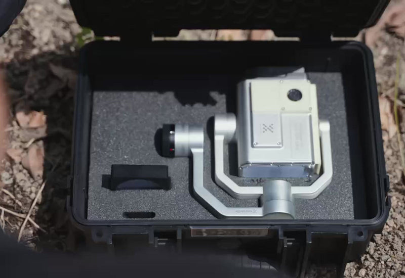 MetScan methane detection payload mounted on a DJI enterprise drone