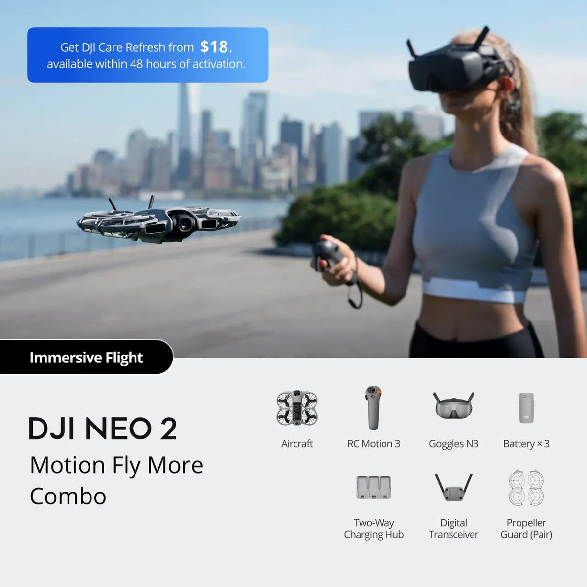 Neo 2 MOTION Fly More Combo - Remote Robotic